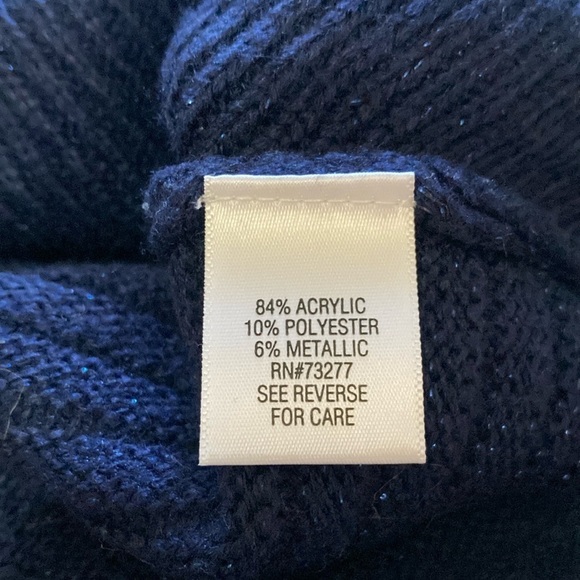 Dana Bachman sweater with metallic sparkling thread size S - Picture 6 of 10